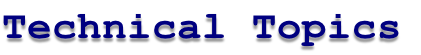 Technical Topics